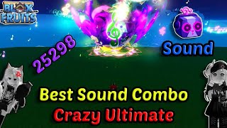 Best Sound Combo Crazy Ultimate + E Claw + CDK + Soul Guitar | Blox Fruits Bounty Hunting 30M