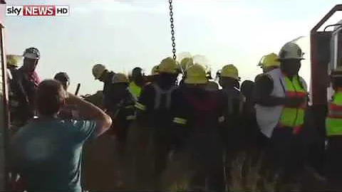 South Africa '200 Gold Miners Trapped In Shaft'