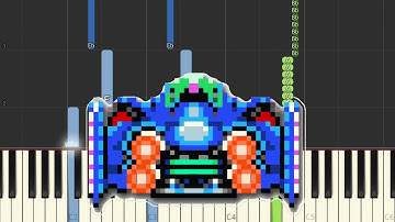 F-Zero - Mute City (SNES) - Recorded by alexsteb [Piano Tutorial] // Synthesia