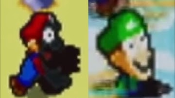 Mario & Luigi: Superstar Saga imported into Audacity as raw data