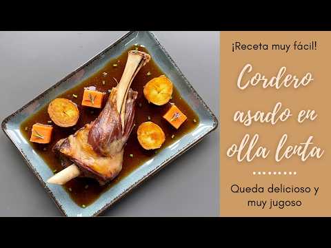 SLOW COOKER ROAST LAMB🍖 Super JUICY! So EASY TO MAKE!🤤