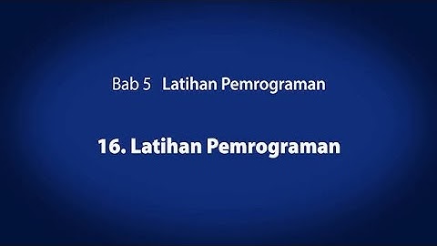 5. Latihan Pemrograman　－　Latihan Pemrograman〈Your First PLC (17/19)〉
