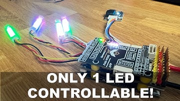 SpeedyBee F405 Wing -  only one LED controllable?