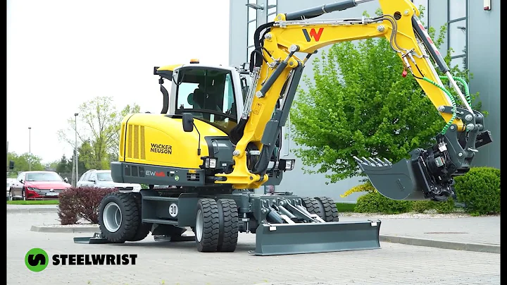 Steelwrist on a Wacker Neuson