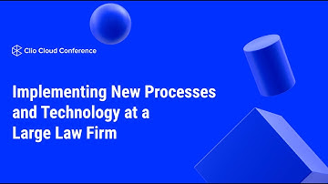 Implementing Technology at a Law Firm | Legal Tech Transformation Seminar