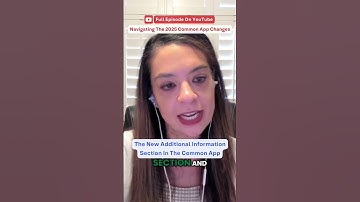 The New Additional Information Section In The Common App