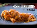 My Favourite Fish Linguine Recipe, with mussels!