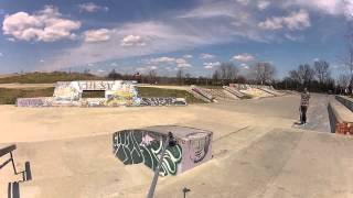 Inline Skating Skate Park Flow -  Just The Raw Head Cam