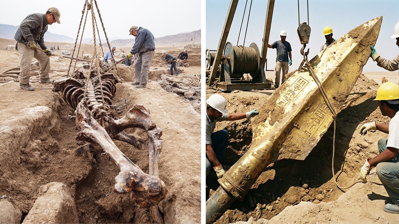 Archaeologists Finally Found the Weapons of the Ancient Giants