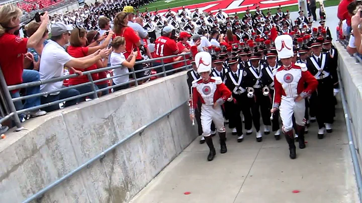 OSUMB 9 10 2011 Post Game Up the Ramp into the Shoe vs Toledo MVI_1526.MOV