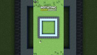 Cool Rotating Armor Display 🤯 Easy Minecraft Build #minecraft #shorts #viral