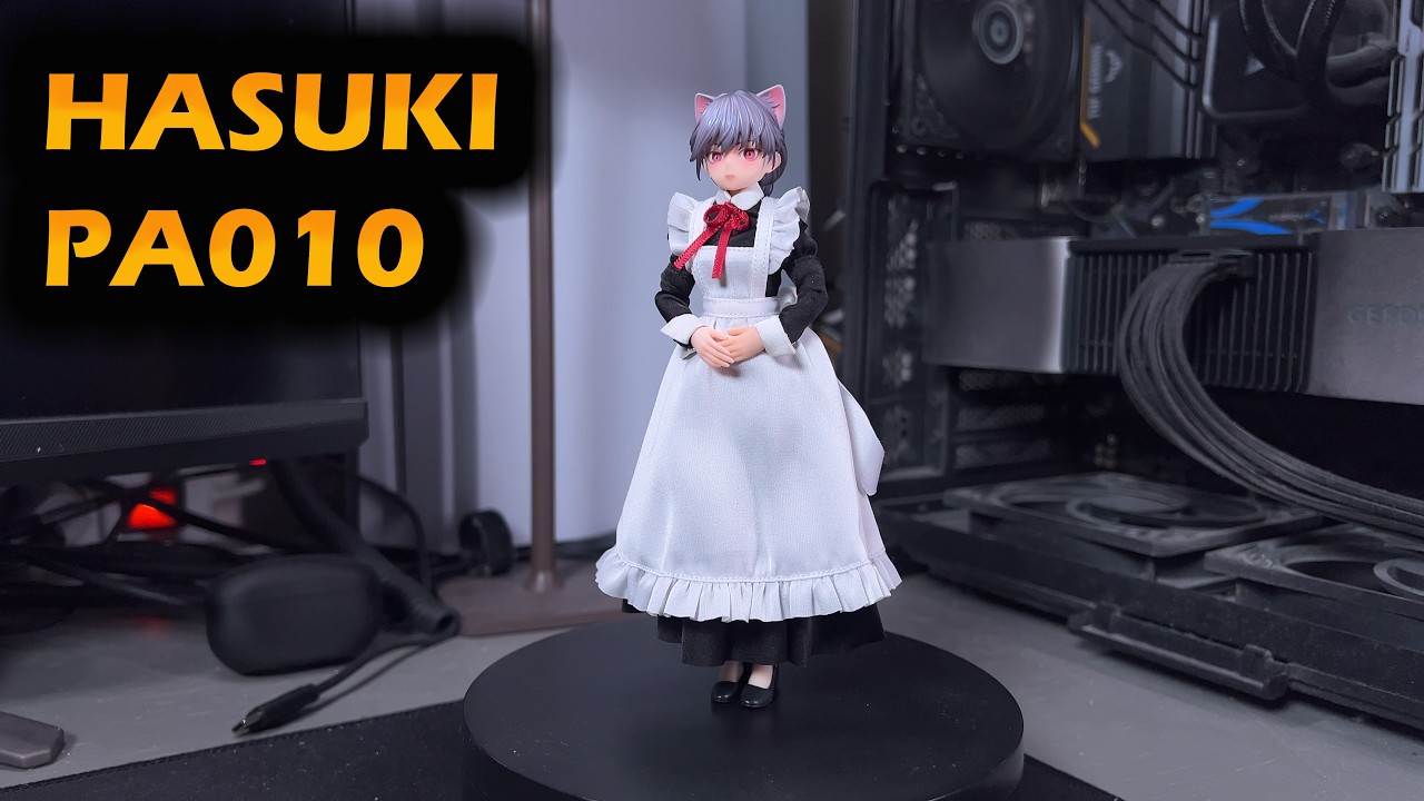 HASUKI PA010 Maid Gunner FKEY 1/12 Scale Figure | UNBOXING