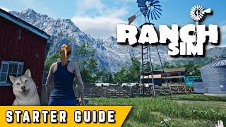 A Starter Guide | Ranch Simulator | Raising Animals, Harvesting Crops, Making Money & More screenshot 2