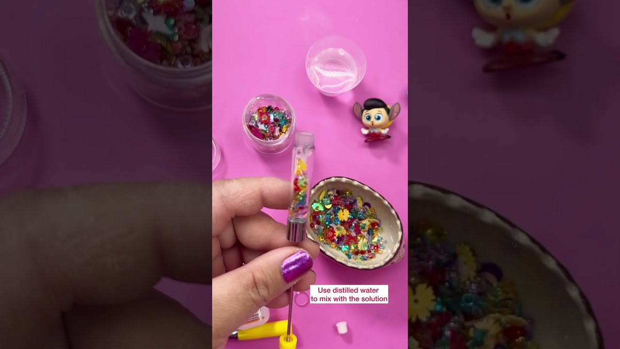 Snowglobe Beadable Pens Beadablepens Snowglobepen Diypen Crafting Crafttips Howto