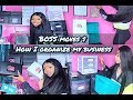 Entrepreneur Life Ep3 | HOW I ORGANIZE MY INVENTORY  & AFFORDABLE OFFICE ITEMS! | Ft Longqi Hair