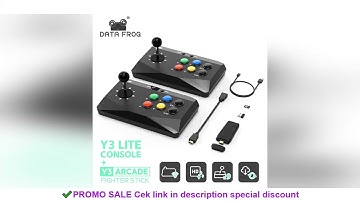 DATA FROG Y3 Arcade 4K Video Game Console with Game Arcade Keyboard Built-in 20000 Games Stick For P
