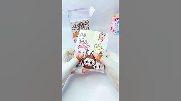 ASMR labubu diy blind box #asmr #labubu #shorts #blindbox #unboxing #squishy