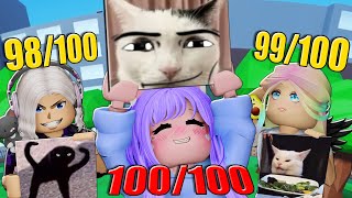 Нашли 100 Мемных Кисиков! Roblox Find The Cat Memes!