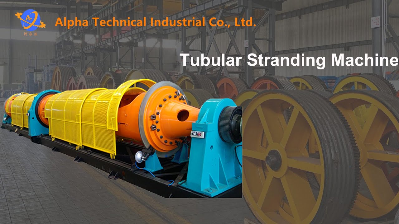 Industry Cable Making Equipments Wire Rope Tubular Stranding Machine