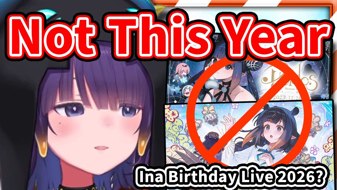 Why Ina Won't Do a Birthday Live This Year 【Ninomae Ina'nis / HololiveEN】
