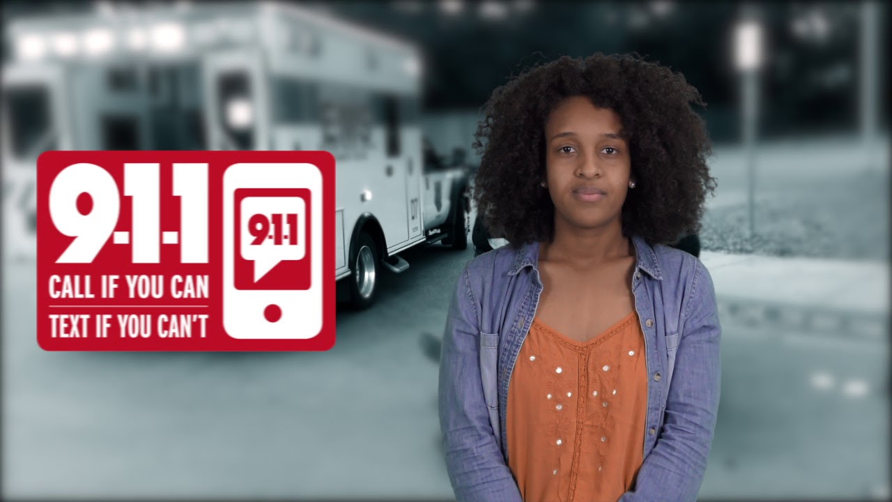 Text-to-911 PSA by the Texas School for the Deaf - YouTube