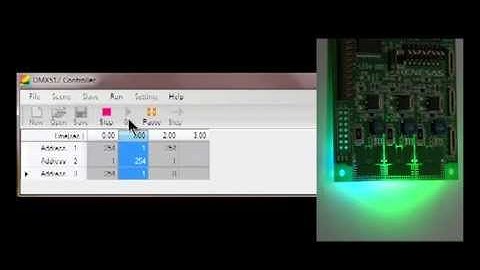Applilet EZ Part6 -- Design LED lighting with DMX512