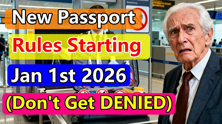 New Passport Rules Starting Jan 1st 2026 (Don't Get DENIED)#travel #seniortravel #passport #flight