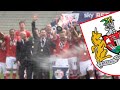 Bristol City lift the Sky Bet League One trophy - YouTube