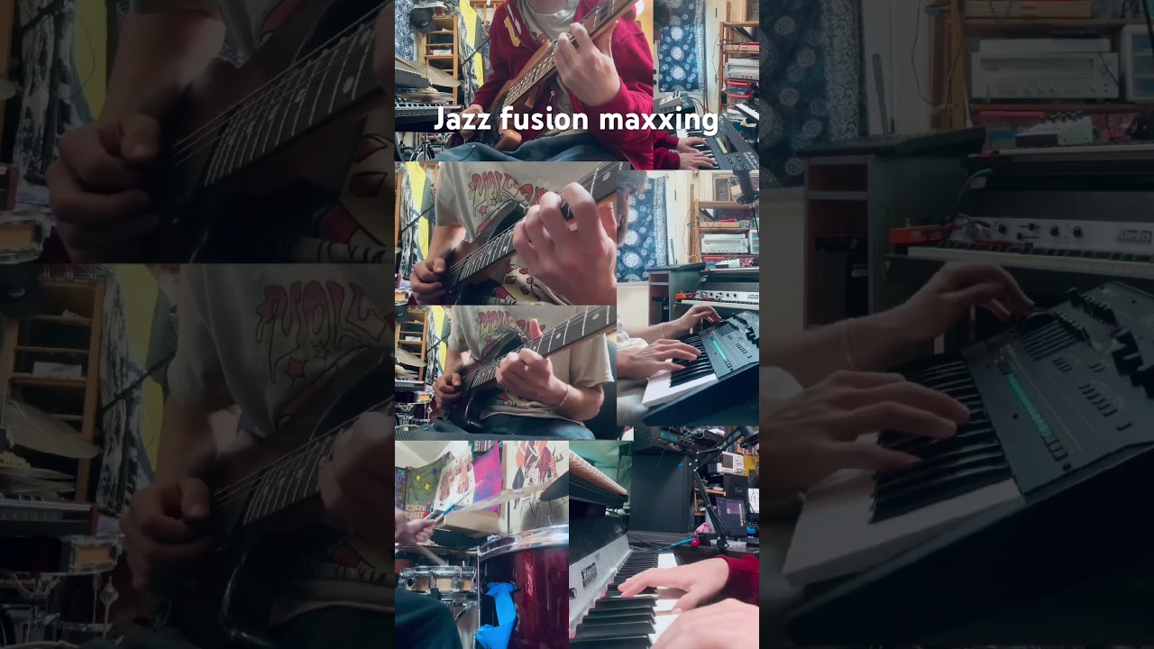 Jazz fusion but I play all the instruments #music #musicproducer