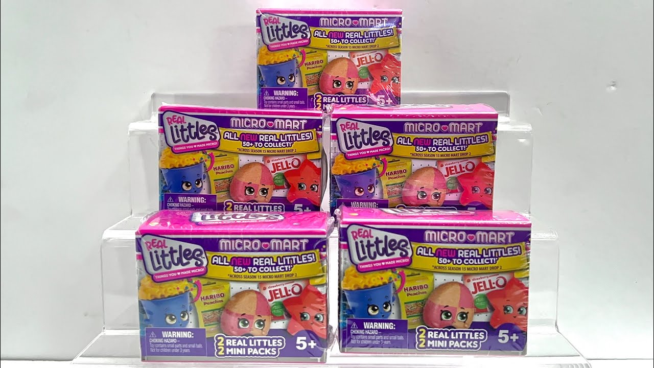 Shopkins Real Littles Micro Mart Mega Pack 26 Pieces New