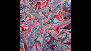 Marble pour ~ it is SO much fun! #acrylicpouring #fluidart