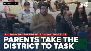 El Paso residents voice concerns over potential school closures at EPISD meeting