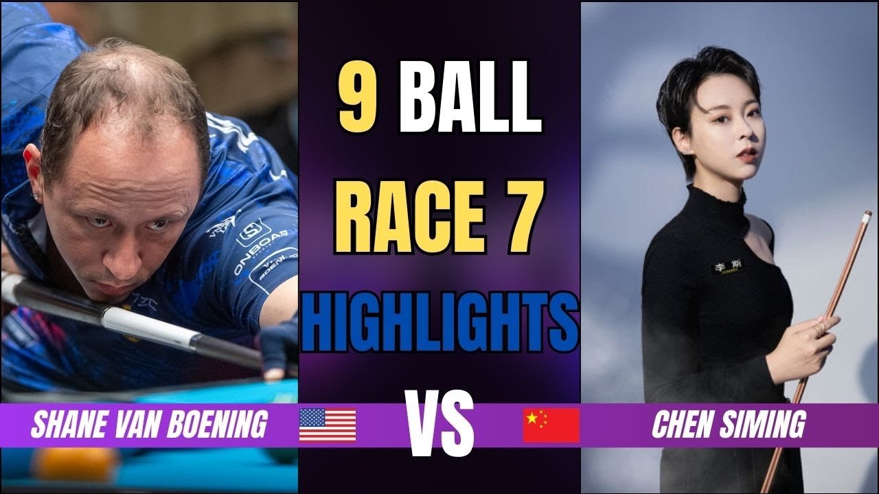 Can This Beautiful Girl Defeat a World Champion? | Shane Van Boening - Chen Siming | HIGHLIGHTS