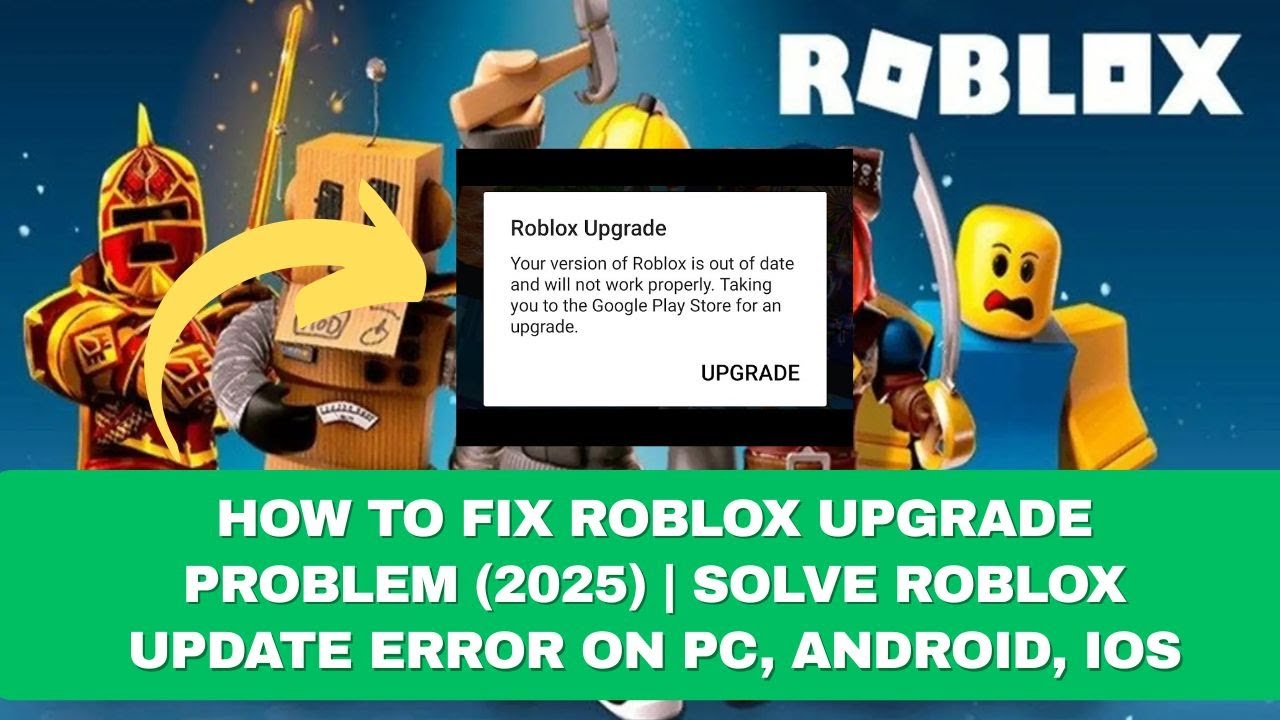 How To Fix Roblox Upgrade Problem (2025) | Solve Roblox Update Error on ...
