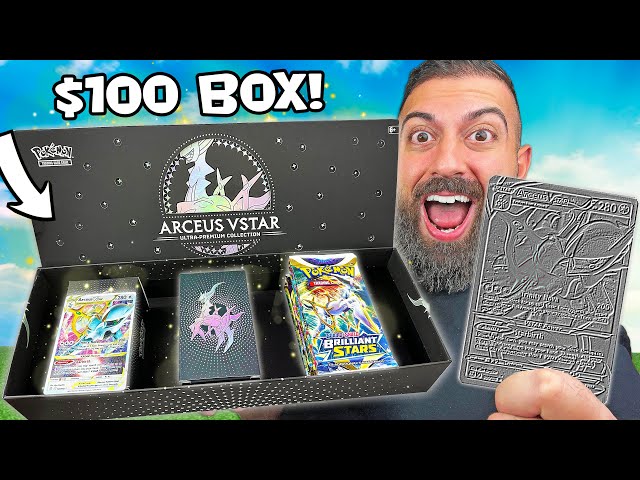 I Opened Pokemon's Exclusive $100 Premium Arceus Box! - YouTube