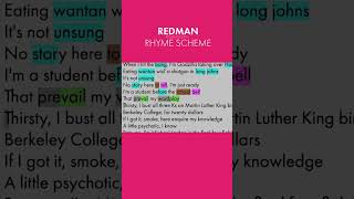 the legend Redman on Dunfiato 🔥 #Shorts #Rhyming #RhymeScheme #Rhymes #hiphop #Lyricist Wealth