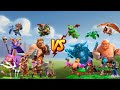 Super Troops VS BH Troops | clash of clans