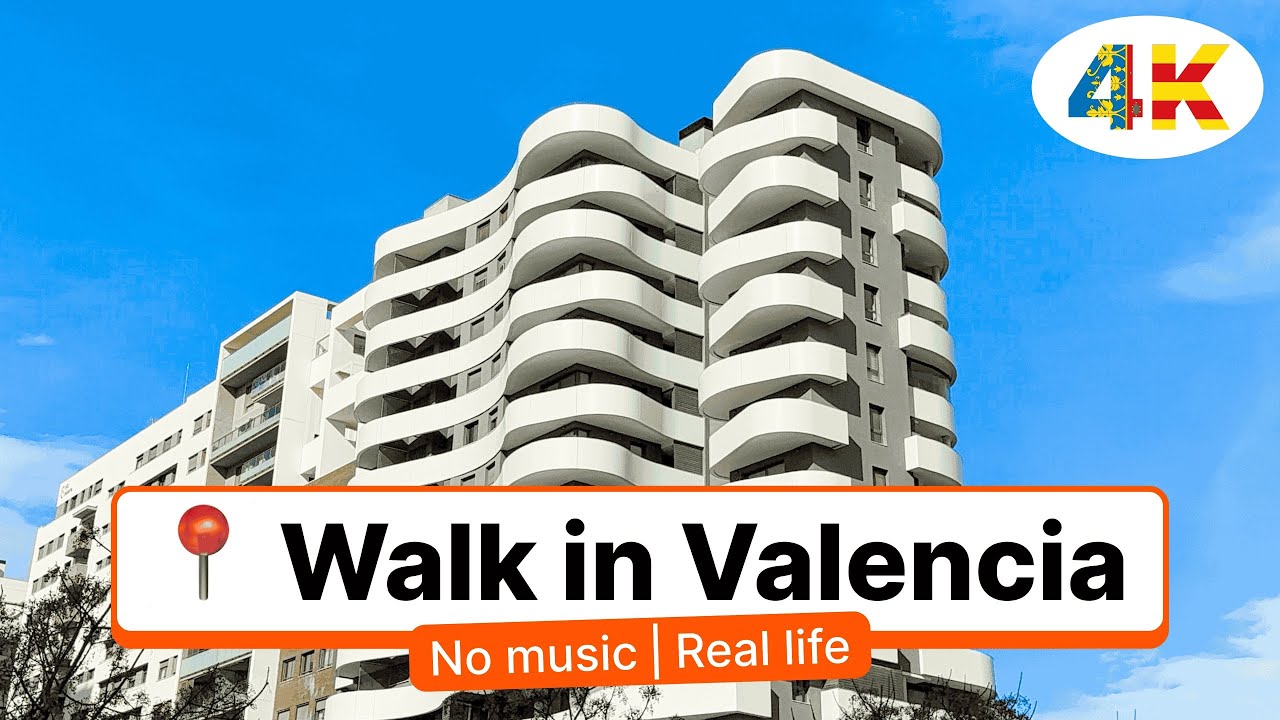 Valencia 4K Walking Tour: Malilla & Quatre Carreres | Modern Neighborhoods & New Builds