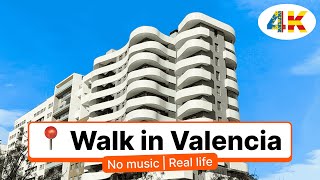 Valencia 4K Walking Tour: Malilla & Quatre Carreres | Modern Neighborhoods & New Builds