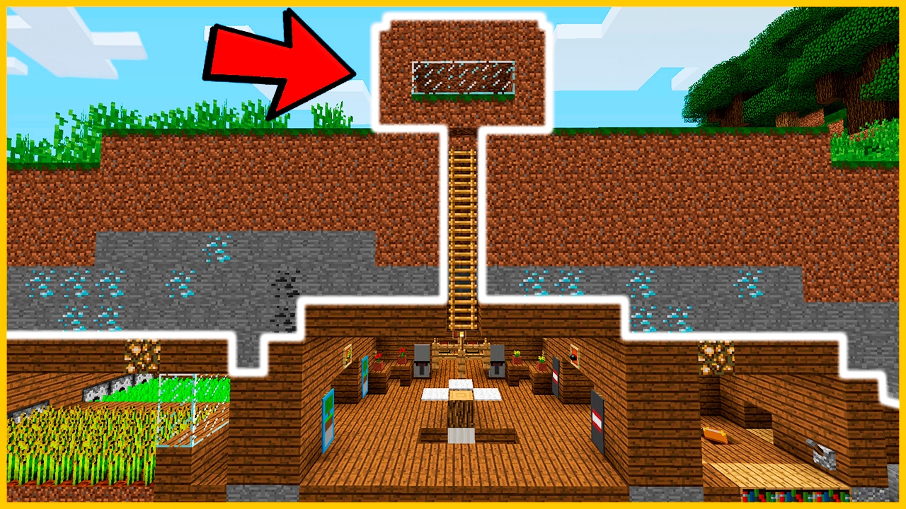 SECRET DIRT HOUSE IN MINECRAFT !! videos graciosos para facebook