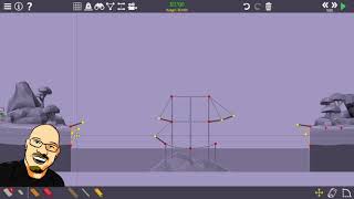 Poly Bridge 2: Level 3-11 Crossed Paths- A mathematician builds a cheap bridge