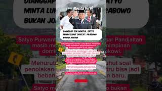 Setyo Minta Presiden Pecat Luhut  news viral