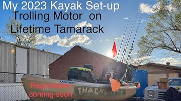 Lifetime Tamarack Trolling Motor and Pedal Steering(2023 SET-UP)