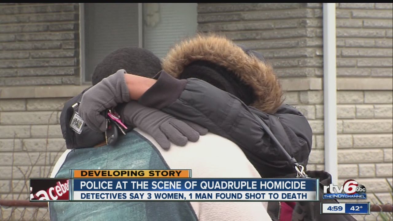 IMPD: 3 women, 1 man found shot to death - YouTube