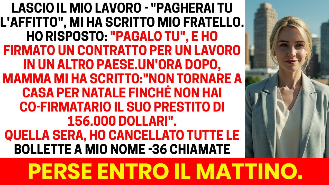 Lascio il lavoro, mi pagherai l'affitto