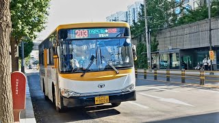 [용현교통] 의정부시 마을버스 203번 (의정부성모병원 ↔ 아일랜드캐슬)