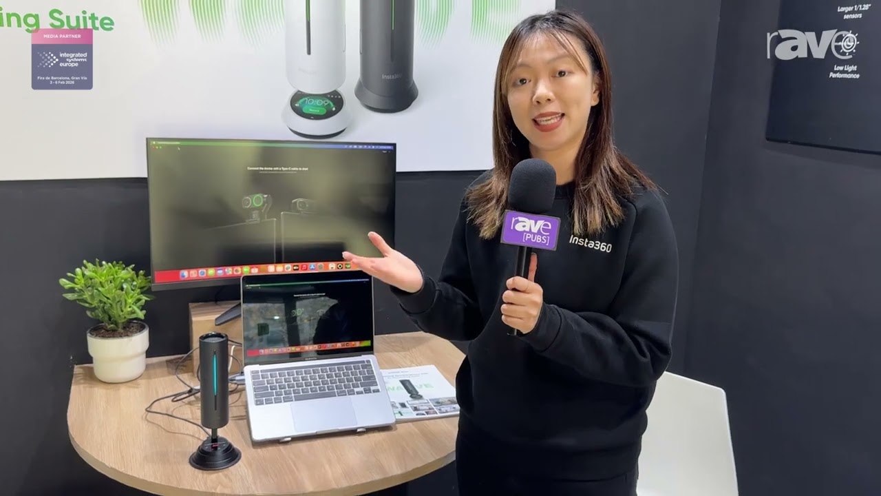 ISE 2026: Insta360 Features Insta360 Wave Conference Speakerphone with AI Recording Suite