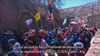 Así se vivió la fiesta Patronal del mágico pueblo de Nazareno, Salta, Argentina.🇦🇷