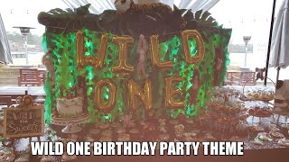 WILD ONE FIRST BIRTHDAY /PARTY THEME