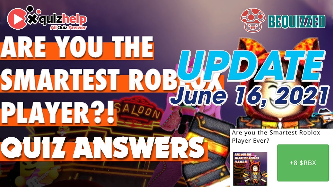 Are You The Smartest Roblox Player Ever Quiz Answers 100 Earn 4 Rbx 